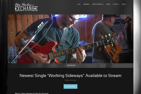 Musicclub theme site design template sample
