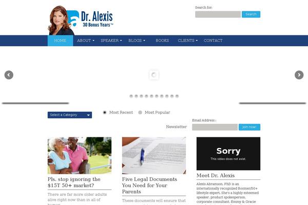 Site using WP-Paginate plugin