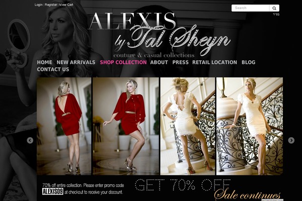 Alexis theme site design template sample