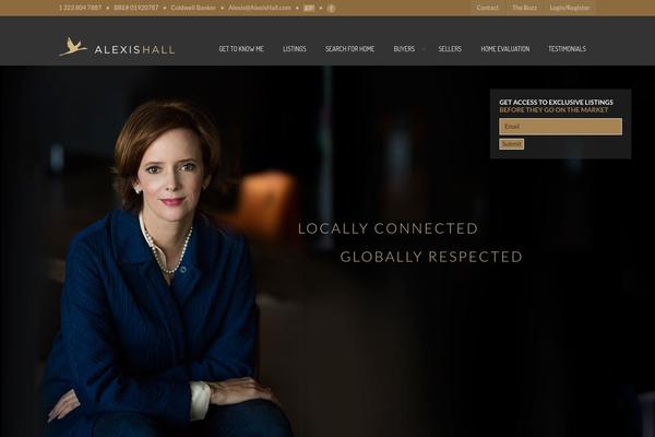 Realty theme site design template sample