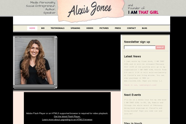Lex theme site design template sample