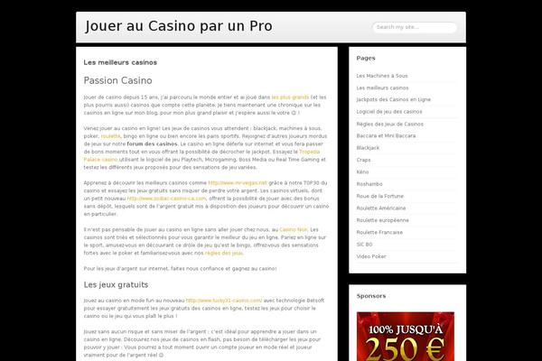 Sosa theme site design template sample
