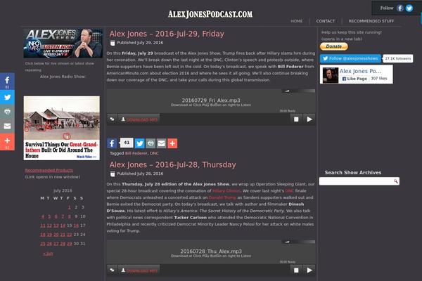Vantage theme site design template sample