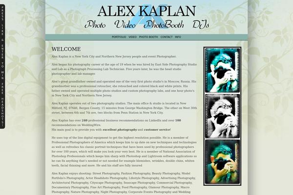 ProPhoto 5 theme site design template sample