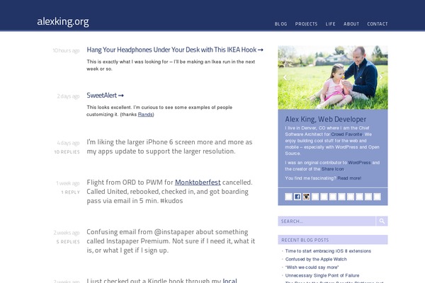 alexking.org site used Favepersonal