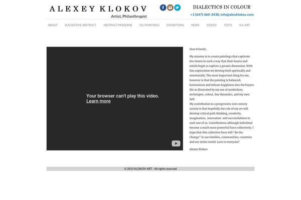 Fluxus theme site design template sample