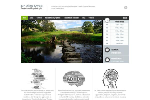 Doctor theme site design template sample