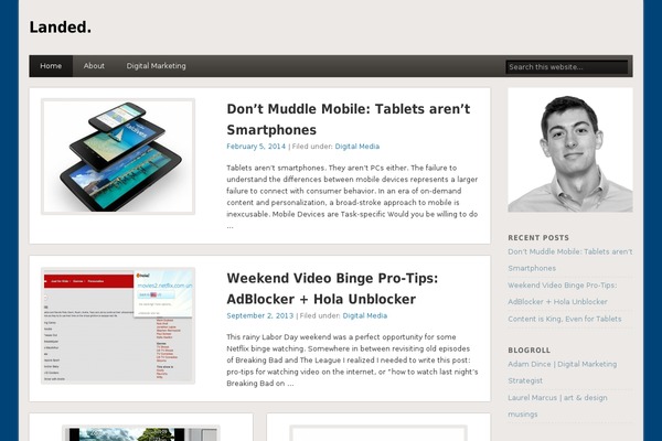 Esplanade theme site design template sample