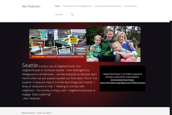 Salient theme site design template sample