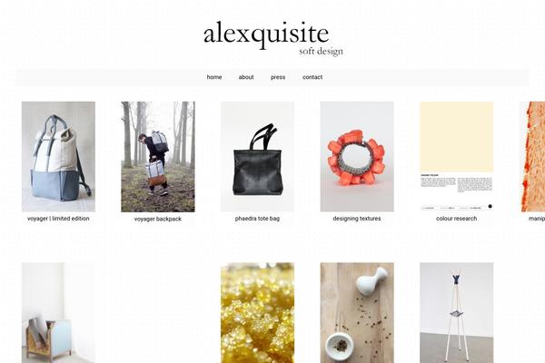 pinpress theme site design template sample