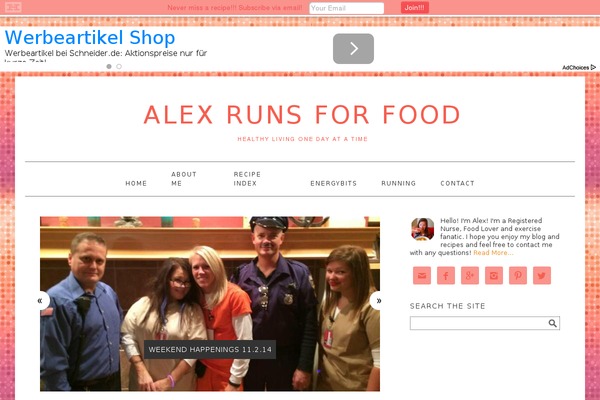 Foodie theme site design template sample