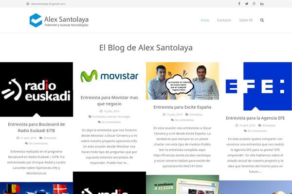 Impreza theme site design template sample