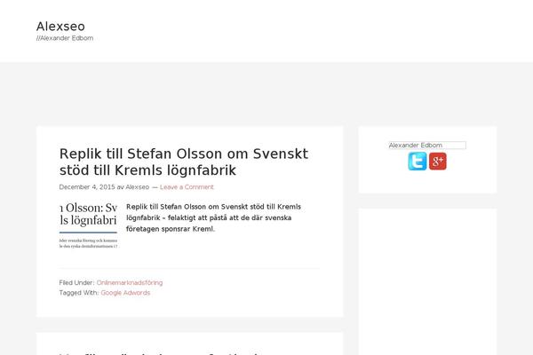 Site using Genesis Widgetized Footer plugin