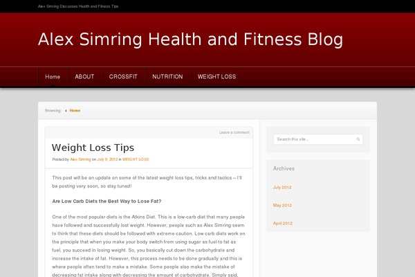 Nuntius theme site design template sample