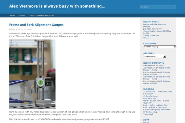 Fluid Blue theme site design template sample