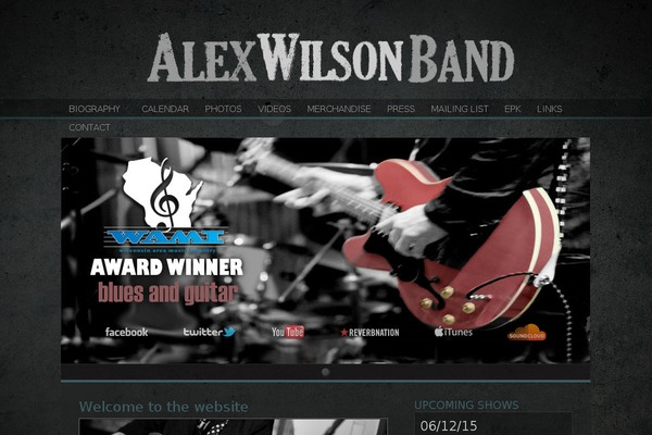 Dark-n-gritty theme site design template sample