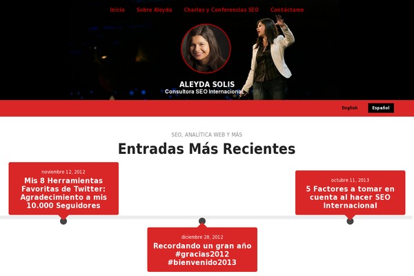 aleydasolis.com site used Aleyda