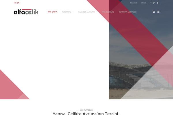 TheBuilt theme site design template sample