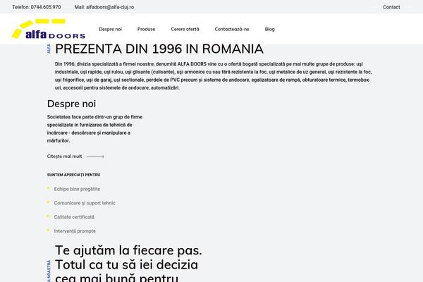 Stål theme site design template sample
