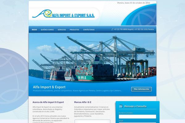 alfaie.com site used Front-end