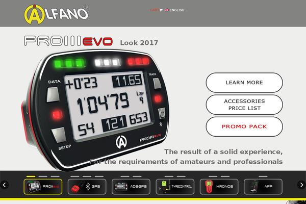 alfano.com site used Opus