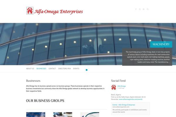 Attitude theme site design template sample