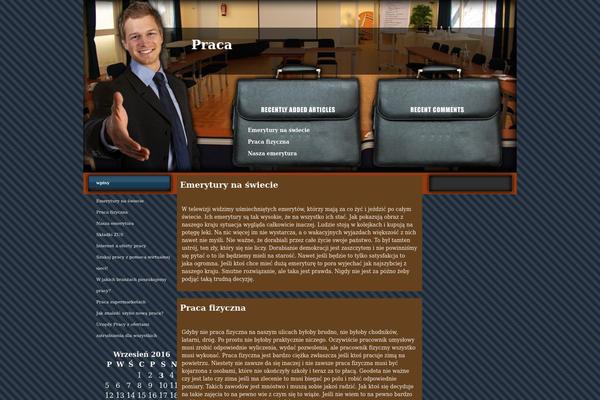 Conference theme site design template sample