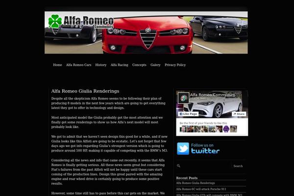 Grey Opaque theme site design template sample