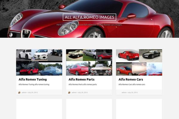 Griffin theme site design template sample