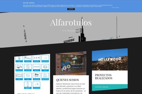 Spun theme site design template sample