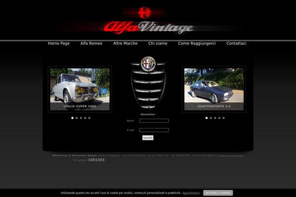 Site using ALO EasyMail Newsletter plugin