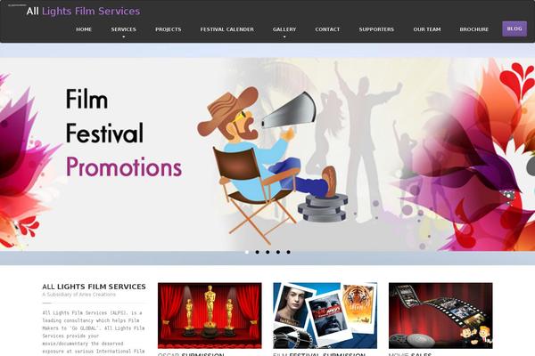HairPress theme site design template sample