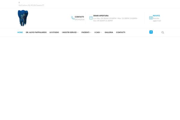 Dental-care theme site design template sample