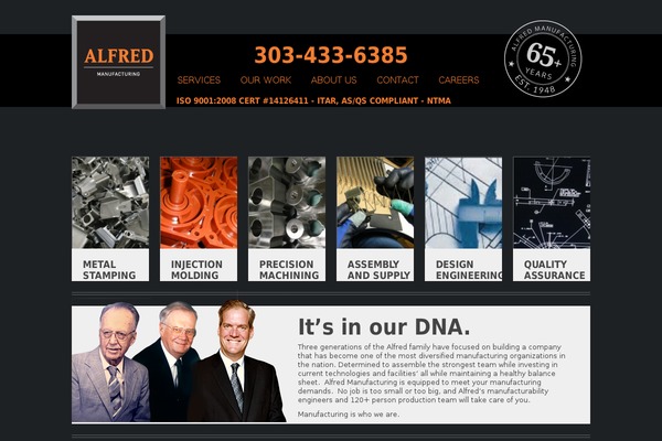 alfred theme websites examples