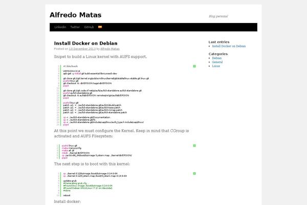 Site using WP SyntaxHighlighter plugin