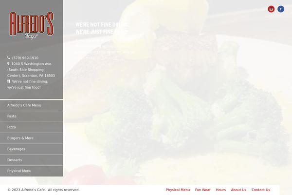 alfredoscafe.com site used Ristorante2