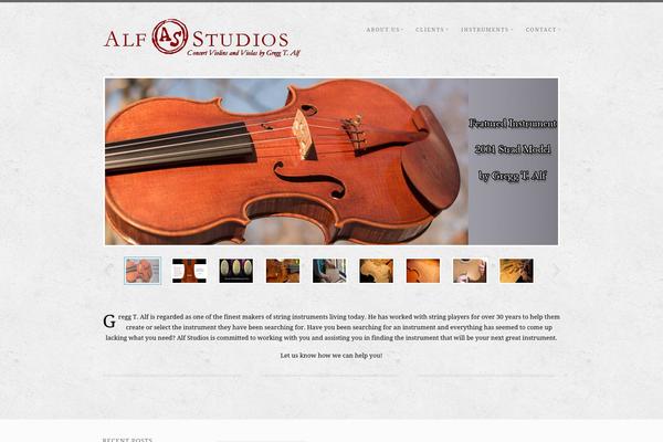 The Cotton theme site design template sample