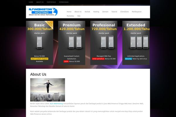 alfuwebhosting.com site used Hostme