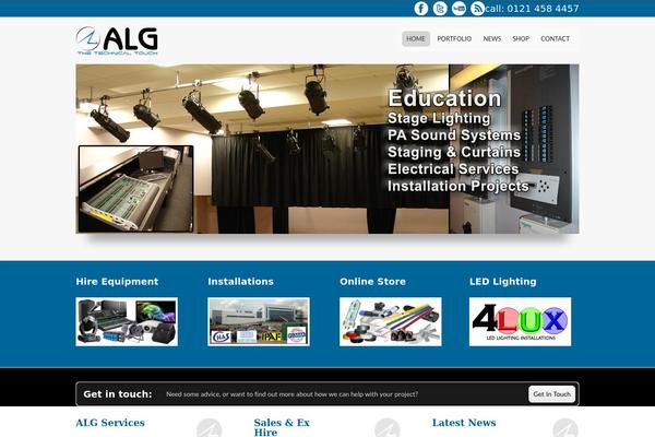 Mercury theme site design template sample