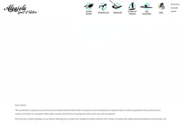 The7 Child theme site design template sample