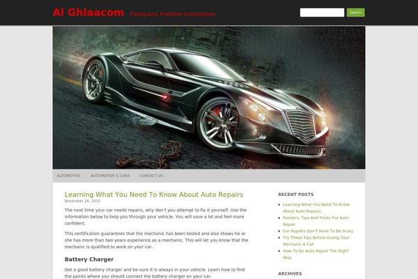 RCG Forest theme site design template sample