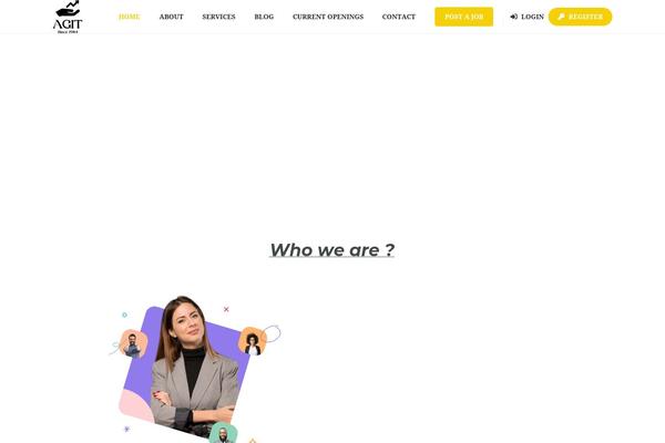 Site using Front End PM plugin