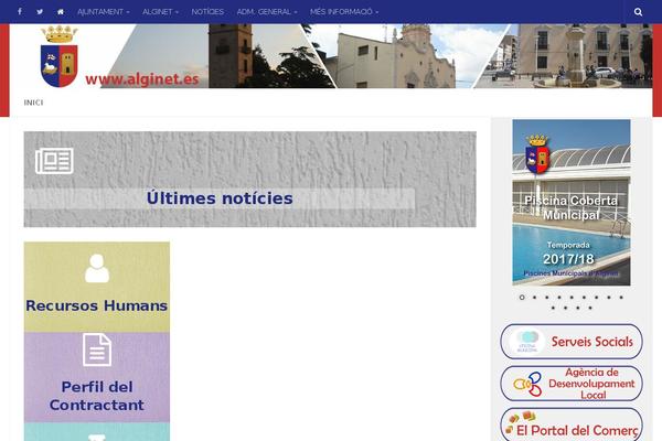 Site using Hueman-addons plugin