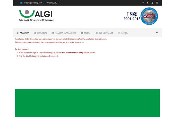 Infinite theme site design template sample
