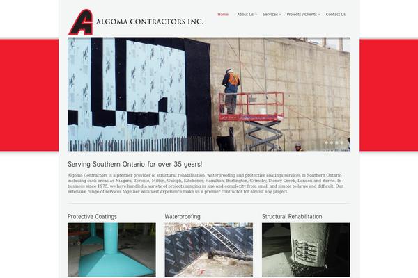 Express theme site design template sample