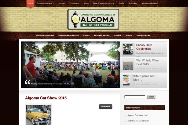 Glow theme site design template sample