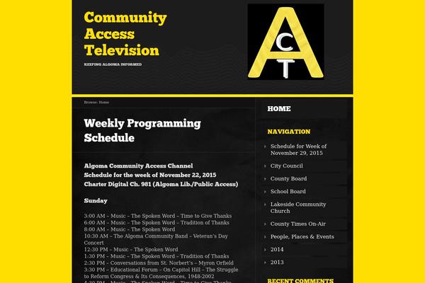 Fanwood theme site design template sample