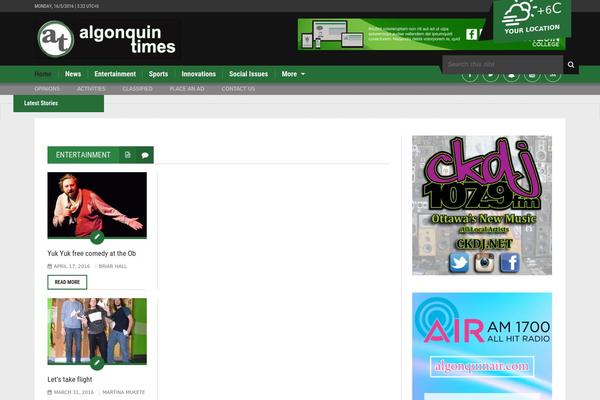 Newsup-pro theme site design template sample