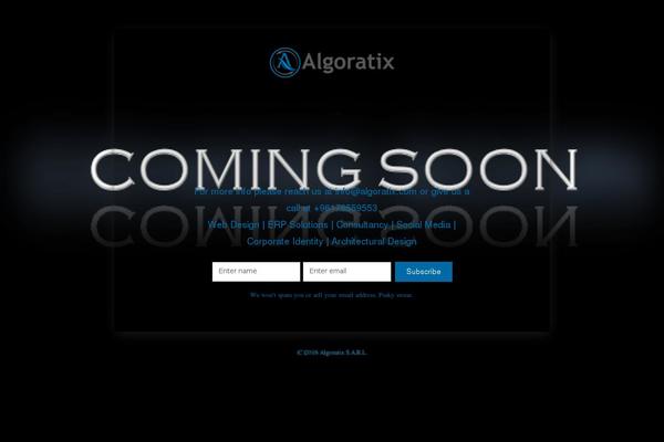 Site using EZP Coming Soon Page plugin