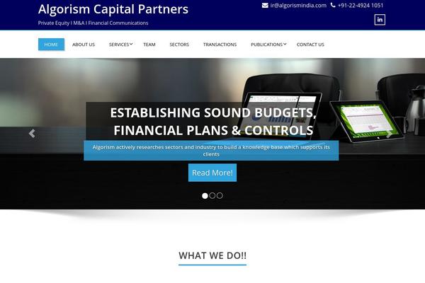 Enigma theme site design template sample